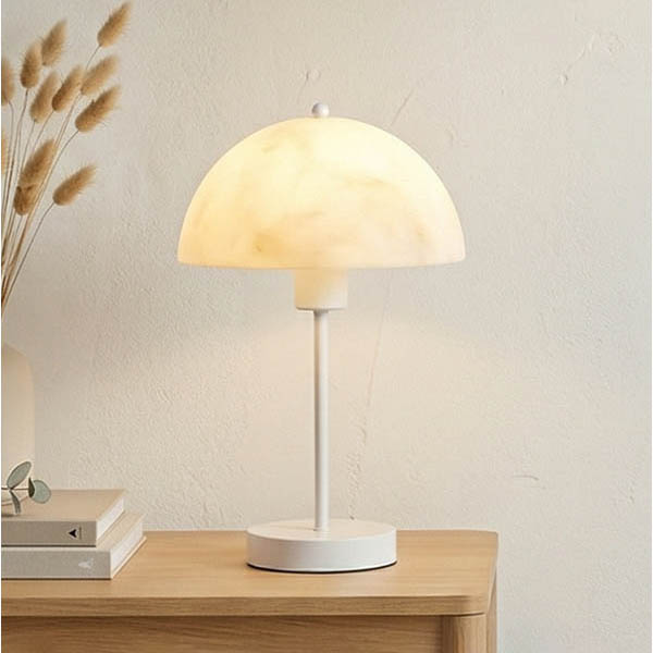 5786-T144 Faux Alabaster Resin Table Lamp